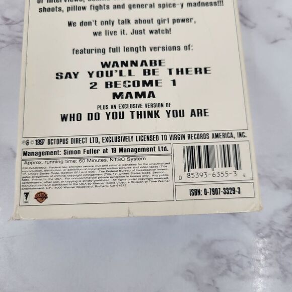 Spice Girls One Hour Of Girl Power VHS Vintage 90s 1997 - Picture 6 of 8